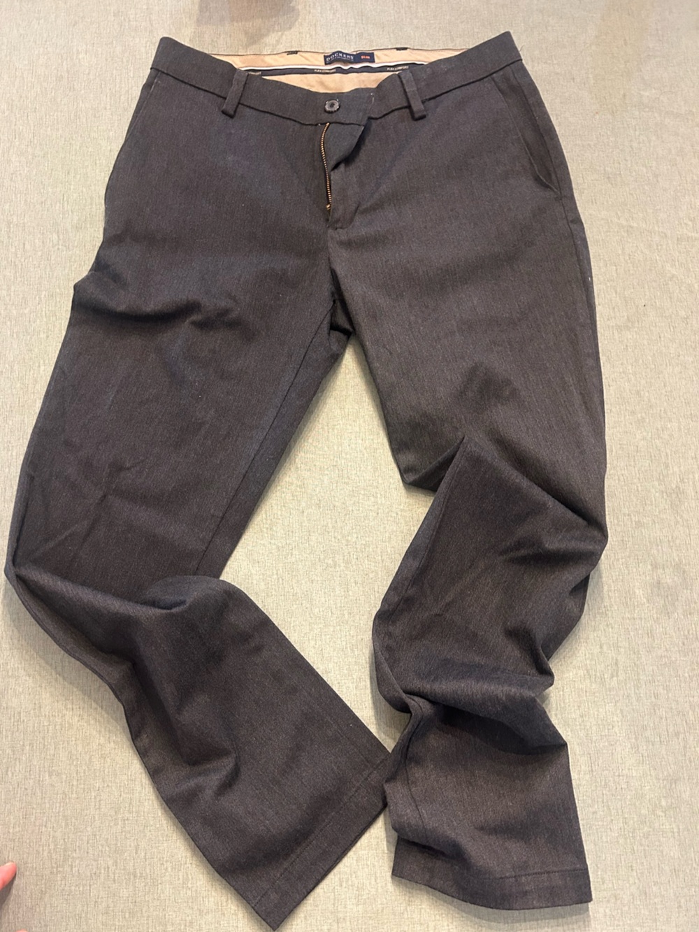 Dockers Men's Dark Gray Chinos